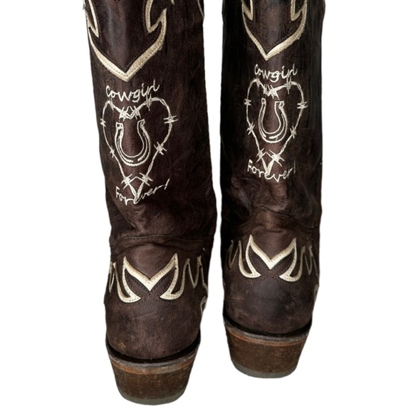 Pecos Bill "Cowgirl Forever" Cowboy Boots - Picture 4 of 8